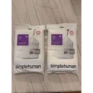 simplehuman Code M Custom Fit Drawstring Trash Bags